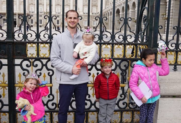 kids holidaying in Madrid Spain